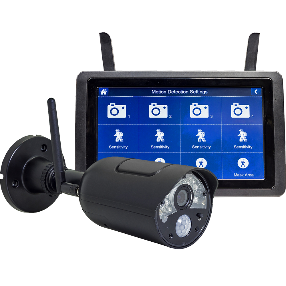 Wireless CCTV Systems with Portable LCD Screens