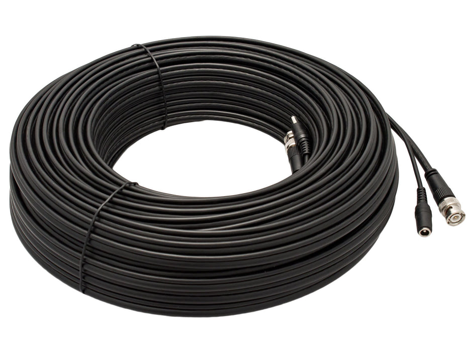 60m Pro RG59 Coaxial CCTV Cable BNC Video and DC Power