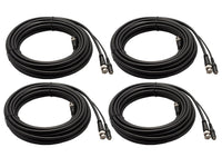 4 x 20m BNC Professional Grade Cables with Power and Video - SpyCameraCCTV