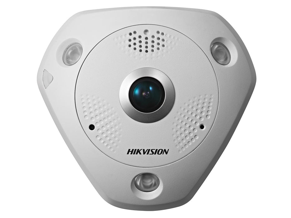 Hikvision Fisheye IP Camera - 12MP with 15m Night Vision, Audio - SpyCameraCCTV