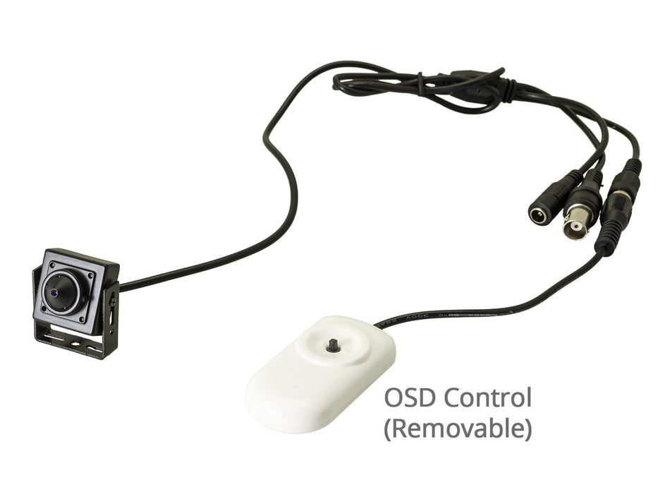 5MP HD Tiny Pinhole Spy Camera - 3-in-1, OSD Controller - SpyCameraCCTV