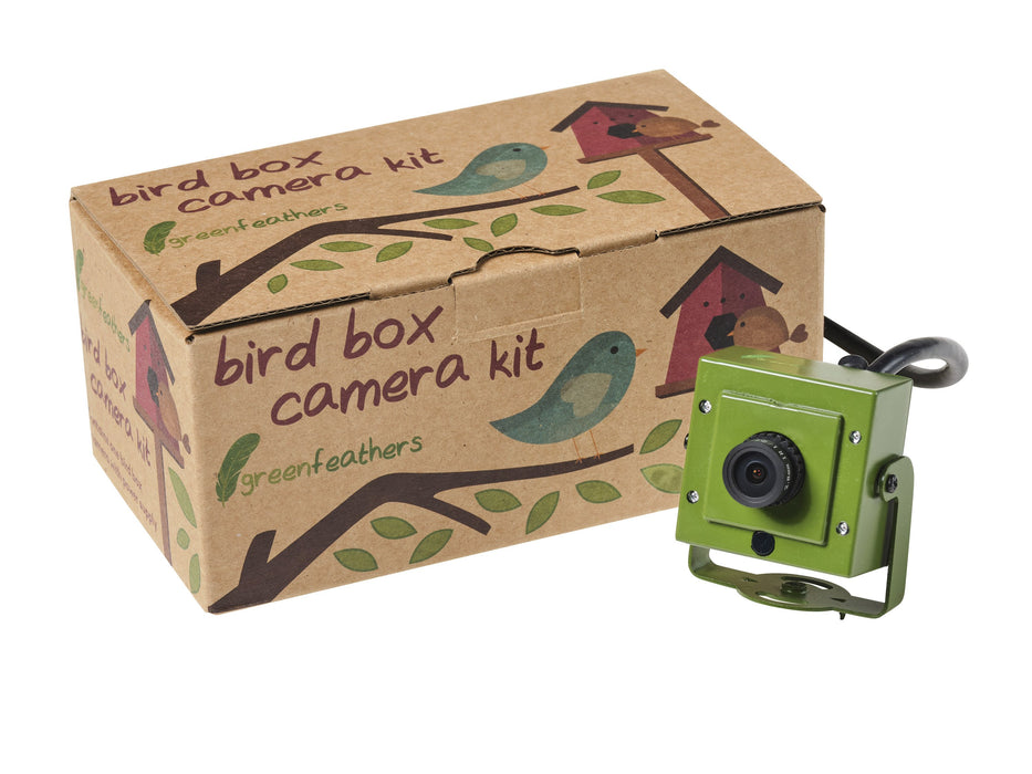 Green Feathers Bird Box Camera HD Network Cable Connection