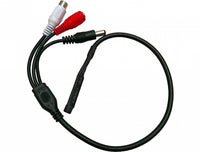 CCTV Security Camera Inline Audio Microphone with Loop Through Power - SpyCameraCCTV