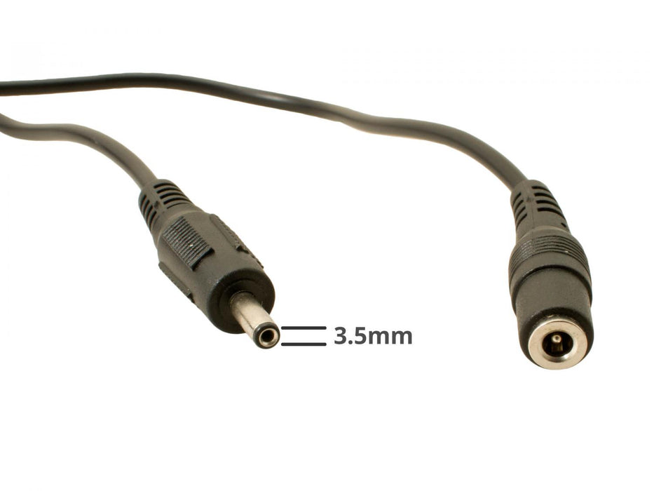 5 Metre DC Power Extension Cable with 1.3mm/3.5mm Jack - SpyCameraCCTV