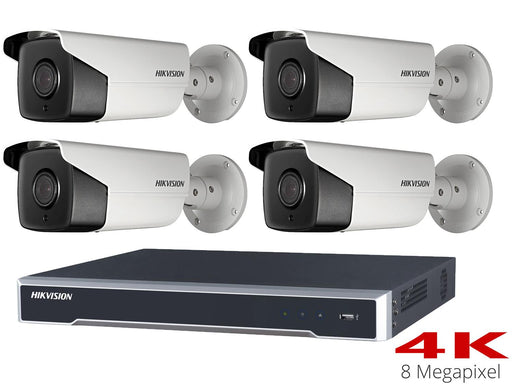 Hikvision 4K CCTV System with 4 50m Bullet Cameras, NVR - SpyCameraCCTV