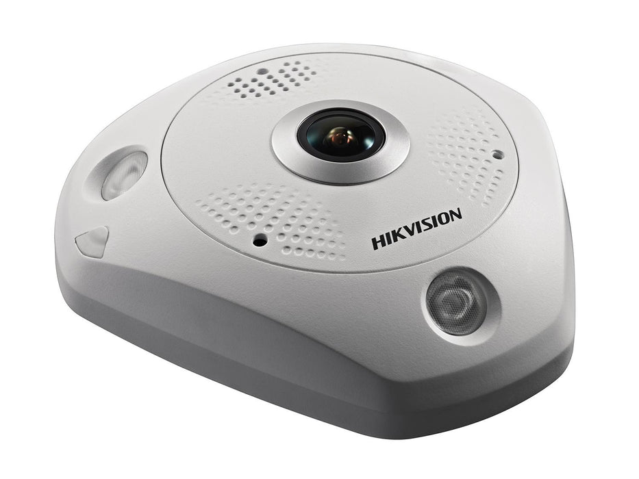 Hikvision Fisheye IP Camera - 12MP with 15m Night Vision, Audio - SpyCameraCCTV