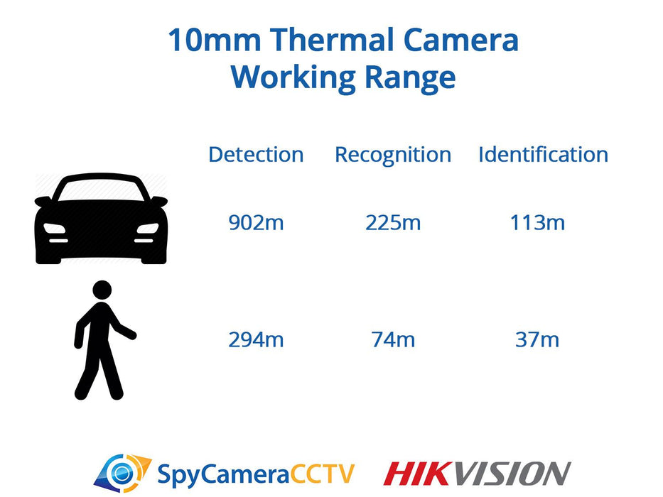 Hikvision Thermal IP Bullet Camera with 10mm Lens - SpyCameraCCTV