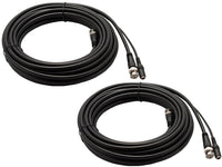 2 x 20m BNC Professional Grade Cables with Power and Video - SpyCameraCCTV