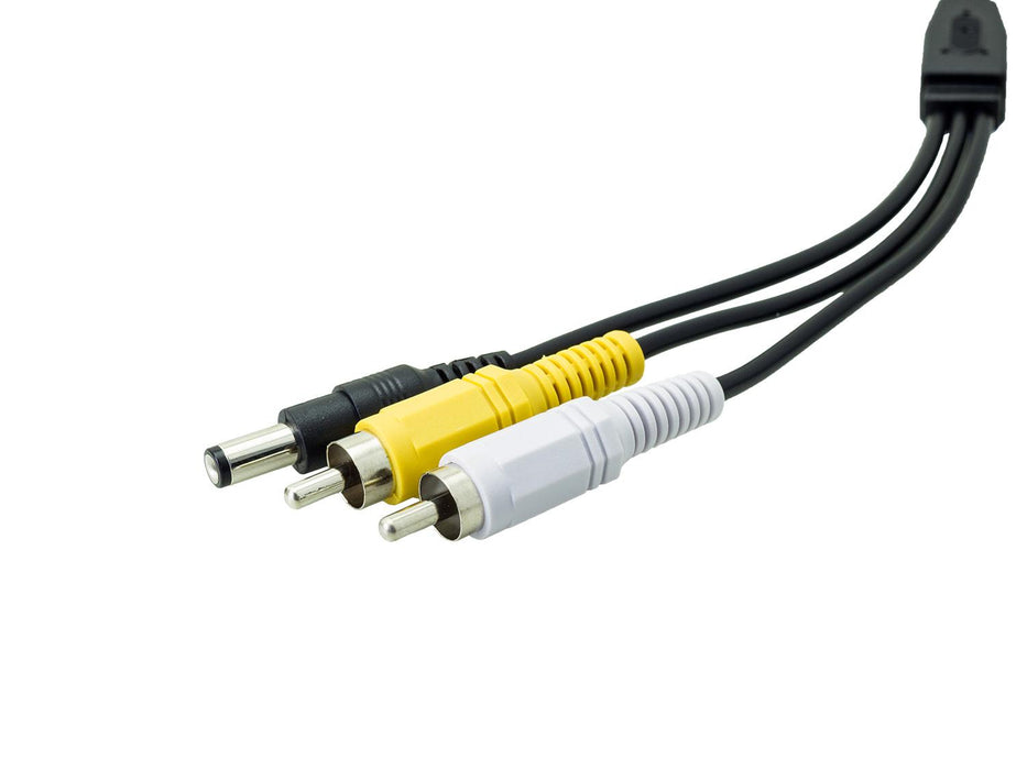 10 Metre 3 Way Cable for CCTV with Power, Audio, Video RCA Connectors - SpyCameraCCTV