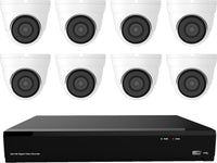 Gamut 2MP IP 8 Turret Camera CCTV System - SpyCameraCCTV