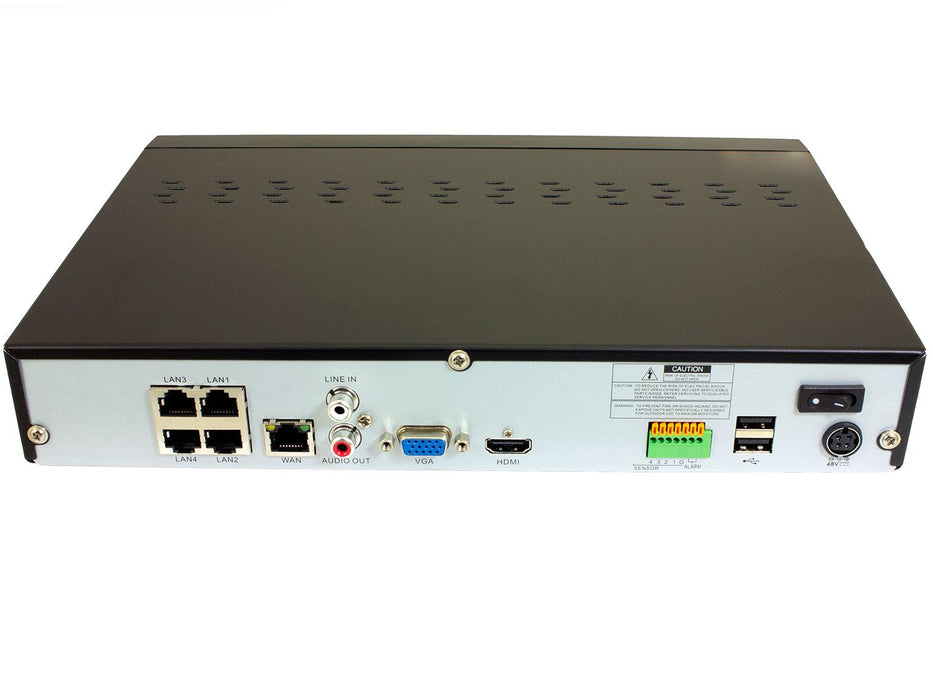 Gamut 4-Channel HD IP CCTV NVR - SpyCameraCCTV