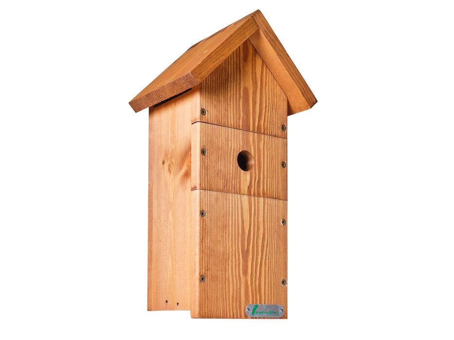 handmade wooden bird box