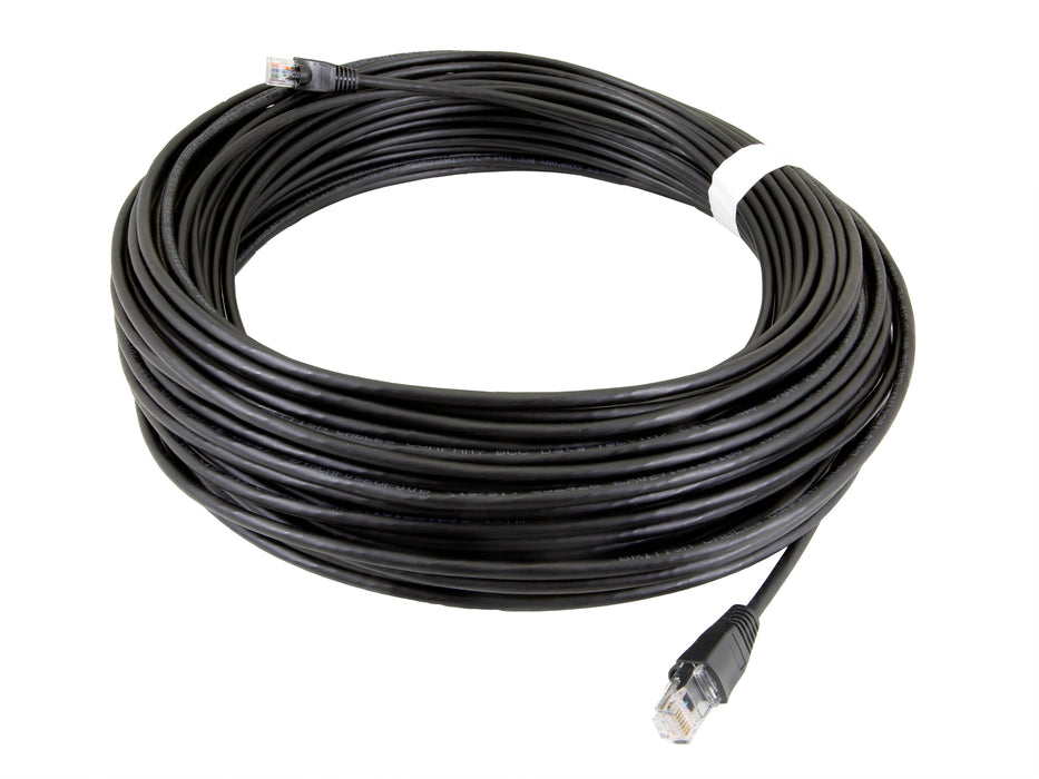 60m Cat 5e Outdoor Ethernet Network Cable Black - SpyCameraCCTV