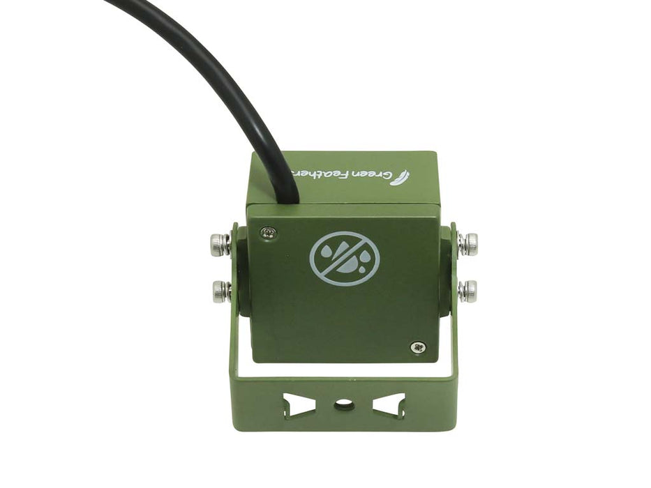 Green Feathers Bird Box Camera TV Cable Connection