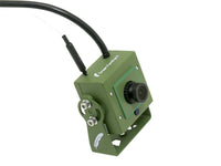 side view of Green Feathers Wifi camera for bird boxes