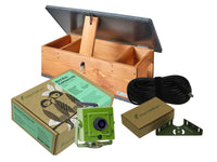 hedgehog feeding station with wifi camera