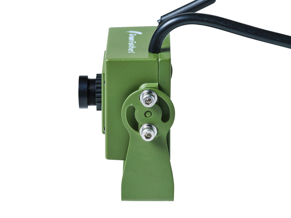 green feathers camera bracket