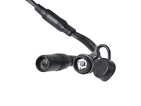 close up of camera cable connections