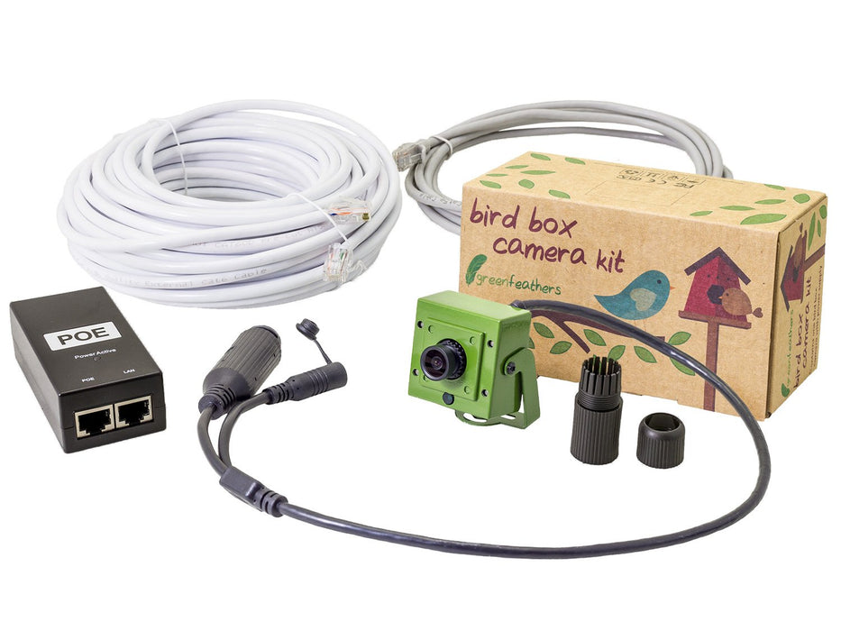 Green Feathers Aviary Camera HD Recorder Bundle